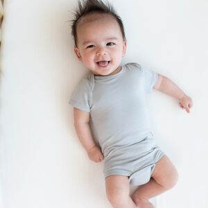 Kyte BABY Gray One Piece Bodysuit